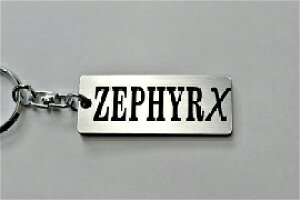 A-130-2 ZEPHYR X バージョン1 アクリル製 銀黒 シルバー2重リングオリジナルキーホルダー カワサキ マフラー ハンドル 外装 ミラー カスタム パーツ 等のアクセサリー