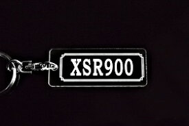 A-972 XSR900 アクリル製 クリア シルバー2重リングオリジナルキーホルダー