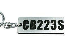 A-667-2 CB223S アクリル製 銀黒 シルバー2重リングオリジナルキーホルダー ホンダ マフラー ハンドル 外装 ミラー カスタム パーツ 等のアクセサリー