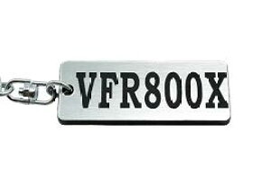 A-685-2 VFR800X アクリル製 銀黒 シルバー2重リングオリジナルキーホルダー ホンダ マフラー ハンドル 外装 ミラー カスタム パーツ 等のアクセサリー