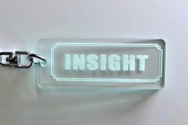 楽天市場】A-448-3 INSIGHT アクリル製 ガラス調 2重リングオリジナル 