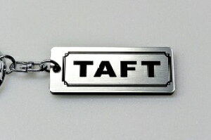 A-635-2 TAFT アクリル製 銀黒 2重リングオリジナルキーホルダー ダイハツ タフト 24 前期 後期 カスタム パーツ