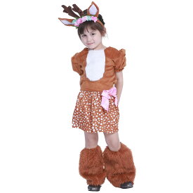 子供ハロウィン衣装子供 女の子 動物 鹿 しかに変身 ハロウィン 衣装 キッズ ハロウィン衣装 幼稚園ハロウィン衣装 最新ハロウィン衣装