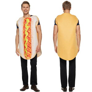 ハロウィン 衣装 Men's 男性用 ホットドッグ ハロウィン 衣装 メンズ用 ゾンビ ハロウィーン 王様ハロウィン衣装 コスプレ 魔法使い コスチューム (二次会、結婚式、仮装、パーティー、宴会