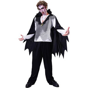 送料無料 ハロウィン衣装 ドラキュラ 吸血鬼 伯爵 コウモリ バンパイア Men's 男性用 ハロウィン 衣装 メンズ用 ゾンビ ハロウィーン 王様ハロウィン衣装 コスプレ衣装 魔法使い コスチューム