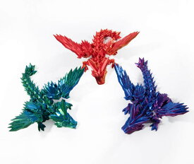 欧米で大人気なフィギュア玩具 3Dプリント ドラゴン Dragon 完全連結ドラゴンクリスタルドラゴン バレンタインデーギフト　フィギュア フィギュアグッズ おしゃれ　誕生日プレゼント　装飾品　男性向けギフト MINI PRO MAX 送料無料