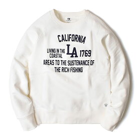 【 Branchworks 】 ブランチワークス 日本製 Made in japan ユニセックス コットン100% ラグラン スウェット CALIFORNIA