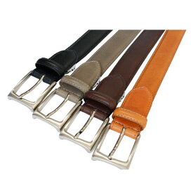 日本製 ベジタブルタンニンレザー ビジネスベルト / 長沢ベルト工業