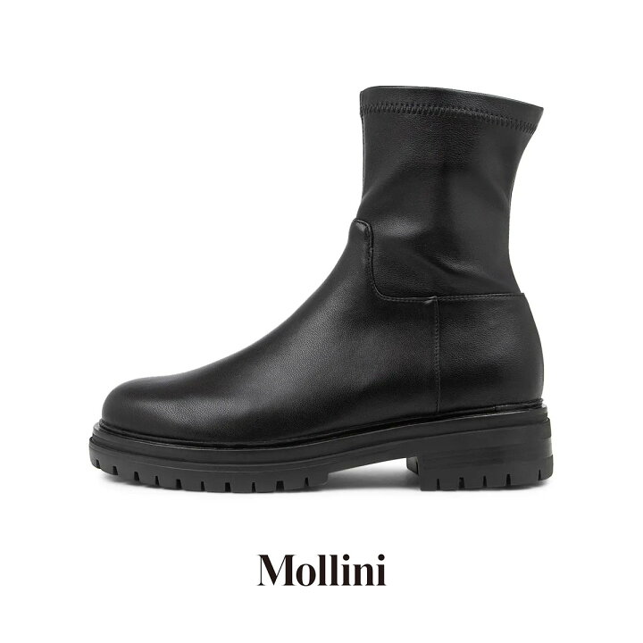 楽天市場】【SALE⇒50%OFF】ブーツ レディース サイドジップ MOLLINI 