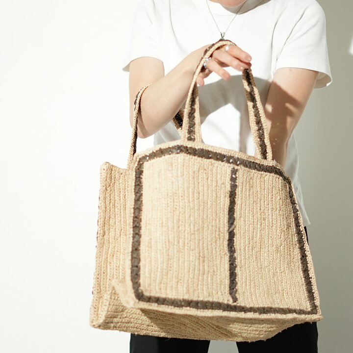 楽天市場】トートバッグ かごバッグ バスケット レディース  