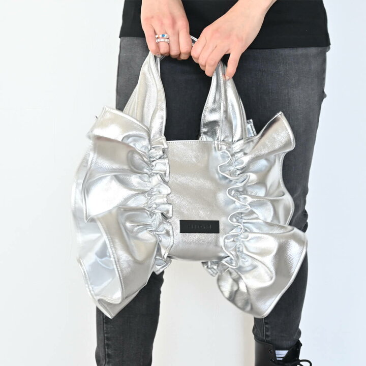 楽天市場】ハンドバッグ バッグ レディース ショルダーバッグ フリル  