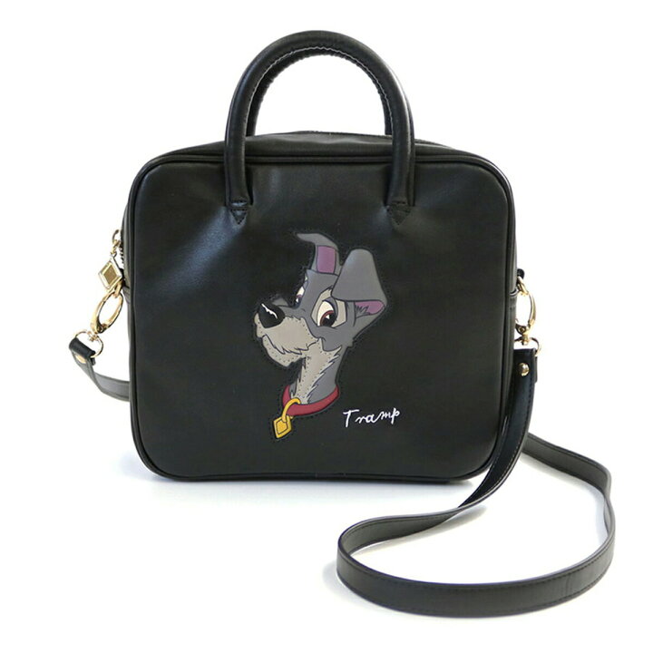 楽天市場 ディズニー ボストンバッグ バッグ レディース アコモデ わんわん物語 レディ トランプ ダイカット 大容量 ワンちゃん 犬 ペット Fridstore フリッドストア