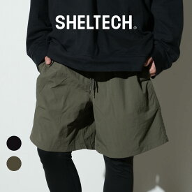 ショートパンツ レディース メンズ ユニセックス SHELTECH シェルテック SHL25SS006 タックショーツ パンツ ズボン 無地 吸汗速乾 軽量 紫外線カット UPF50+ 遮熱 冷感 男女兼用 新着商品