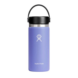 �n�C�h���t���X�N Hydro Flask �L���b�v �n���C ���C�h�}�E�X 16oz �^���u���[ �X�e�����X�{�g�� ���@�r �ۉ� �{�g�� ���� �f�M 473ml ���K �A�E�g�h�A �ۑ� �V�����i