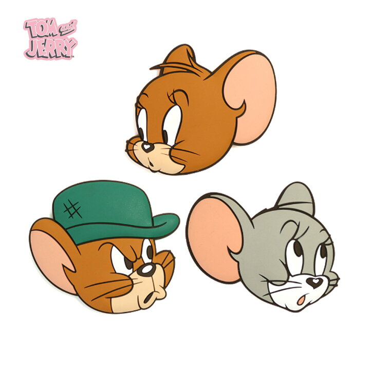 楽天市場 ミラー 手鏡 レディース 携帯 トムとジェリー ダイカット かわいい キャラクター ジェリー マッスル タフィー Fridstore フリッドストア
