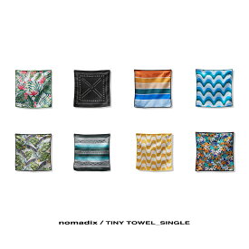 【スーパーSALE⇒クーポン配布中】 ハンドタオル ミニ タオル バンダナ レディース メンズ アウトドア NOMADIX ノマディックス ヨガ フィットネス サステナブル ビーチ 海 フェス エコ 吸水性 速乾性 新着商品