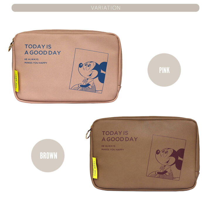 楽天市場 ポーチ 化粧ポーチ ディズニー レディース メイクポーチ 小物入れ ディズニー ミニー ガジェット ミッキー レトロ リップ コスメ アコモデ 可愛い 大きめ Fridstore フリッドストア