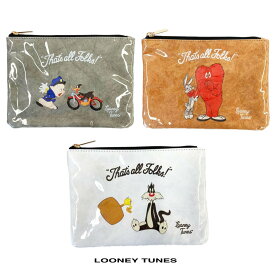 【LINE登録⇒クーポン配布中】 ルーニーテューンズ ポーチ 小物入れ かわいいレディース W-SK1331 化粧ポーチ コスメポーチ アクセサリー クラフトポーチ 収納 キャラクター 新着商品