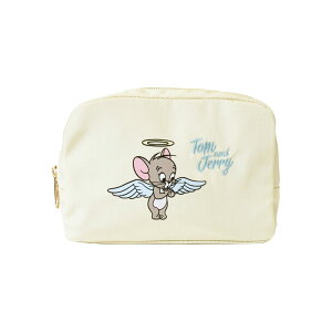 【LINE登録⇒クーポン配布中】 トムとジェリー ポーチ レディース ユニセックス リバーシブル W-TJ1392 コスメポーチ ガジェットポーチ トム ジェリー かわいい キャラクター 小物 ギフト 新着