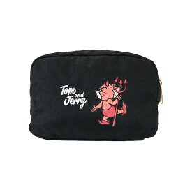 【LINE登録⇒10％OFFクーポン】 トムとジェリー ポーチ レディース ユニセックス リバーシブル W-TJ1392 コスメポーチ ガジェットポーチ トム ジェリー かわいい キャラクター 小物 ギフト 新着商品