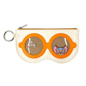 【LINE登録⇒クーポン配布中】 トムとジェリー ポーチ 化粧ポーチ レディース フラットポーチ マルチポーチ タフィー ダイカット マルチ ケース ファニー オシャレ かわいい ギフト 新着商品