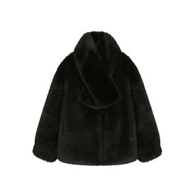 ジャケット コート レディース ジャッキー HAVELESS ハブレス ファー エコファー ブレアファージャケット マフラー付き スカーフ ゆったり シルエット ボリューム サステナブル フェイクファー 新着商品