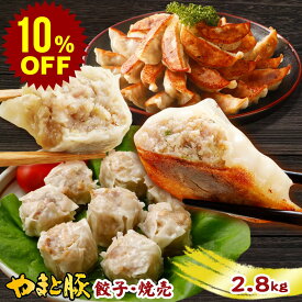 【スーパーセール 10%OFF】やまと豚 餃子 焼売 食べ比べセット 2.8Kg NS-DN | 送料無料 父の日 グルメ 食べ物 お中元 御中元 食品 肉 ギフト しゅうまい シューマイ ぎょうざ 冷凍餃子 中華 点心 惣菜 中華惣菜 冷凍食品 お取り寄せグルメ お肉 内祝い お取り寄せ 美味しい