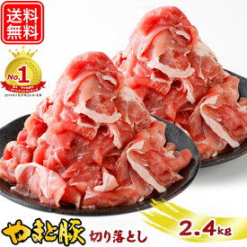 【最大800円OFFクーポン】国産 やまと豚 切り落とし肉 メガ盛り 2.4Kg NS-DX | 送料無料 豚肉 プレゼント ギフト 食べ物 小分け 赤身 切り落とし 肉 お肉 焼肉 豚こま 豚小間 豚コマ 小間切れ 訳あり わけあり コンビニ 後払い 可能 商品 食品 後払い お取り寄せ グルメ 美味