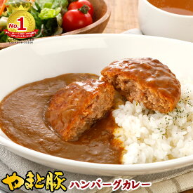 やまと豚で作った ハンバーグカレー 220g | ハンバーグ 化学調味料 無添加 常温保存 レトルト 非常食 保存食 一人暮らし 土産 常温 湯煎 温めるだけ 長期保存 日持ち ご飯のお供 レトルトカレー 食品 グルメ お取り寄せ 食べ物 プレゼント 後払い コンビニ 可能内祝い お返し