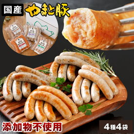 やまと豚 生ウインナー 4種お試しセット NS-AF | 寒中お見舞い ギフト 冬ギフト ウインナー 無添加 無塩せき 冷凍 ソーセージ 後払い 詰め合わせ 冷凍食品 ウィンナー プチギフト 生ソーセージ お取り寄せグルメ