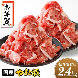 国産 やまと豚 切り落とし肉 メガ盛り 2.4Kg NS-DX ss | 豚肉 小分け 豚こま 豚小間 豚コマ 小間切れ 訳あり 赤身 国産豚 冷凍 安心 安全 ギフト 贈答用 お歳暮 コンビニ 後払い 可能 商品
