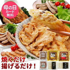 やまと豚 肉グルメ お試しセット NS-E | 母の日 父の日 早割 70代 冷凍食品 詰め合わせ 時短 調理 簡単 福袋 生ウインナー ウインナー ロースステーキ 生姜焼き 餃子 フリーデン コンビニ 後払い 可能