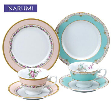 ナルミ フローラルブティック 6ピースティーセット ペア 41720-33458【ティーカップ/コーヒーカップ/プレートセット/NARUMI/ブランド/カップ＆ソーサー/洋食器/おしゃれ/人気/日本製/結婚祝い/プレゼント/ギフト/鳴海製陶】｜ROOM - 欲しい! に出会える。