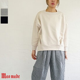 【sale20%off】【返品不可】【送料無料】mao made（マオメイド）変形ネックタック入りプルオーバー