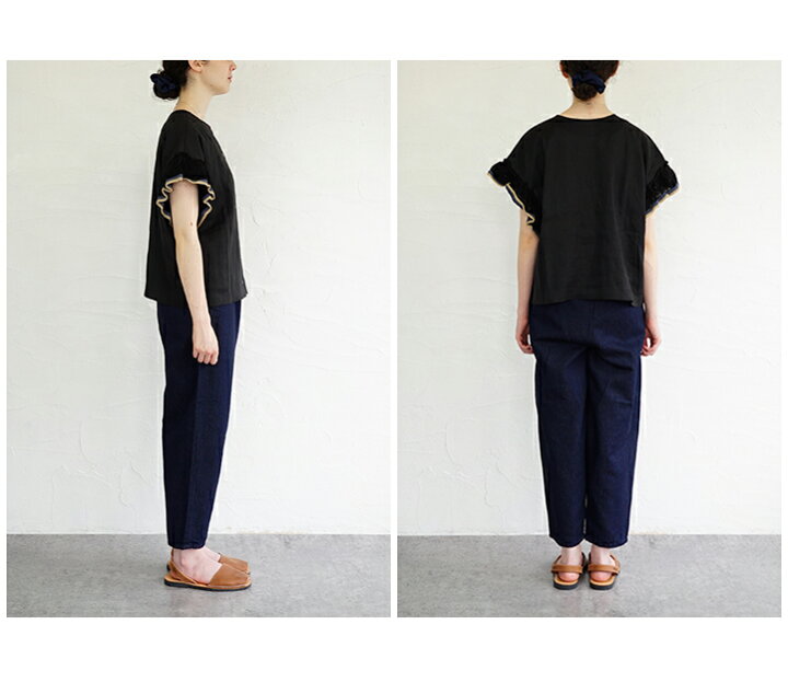 楽天市場】【sold out】mao made（マオメイド）袖フリルリネン2way 