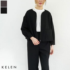 【sale20%off】【返品不可】【送料無料】kelen（ケレン） デザインネックジャケット"LONICA"