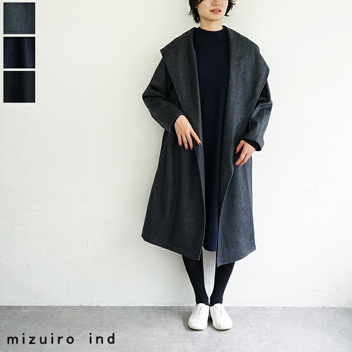 楽天市場】【sold out】mizuiro ind（ミズイロインド）フード付き 
