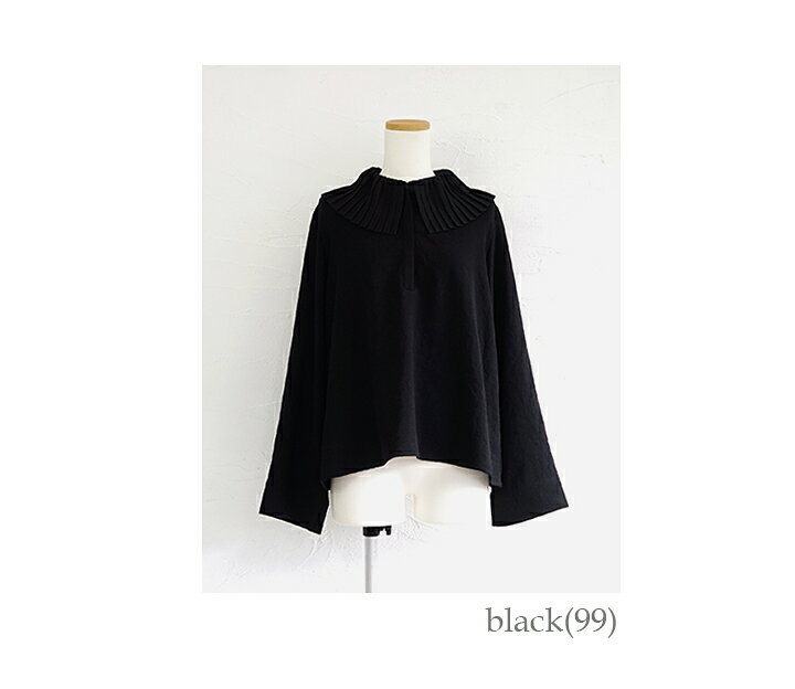 楽天市場】【sold out】mizuiro ind（ミズイロインド）プリーツカラー  