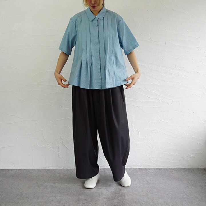 楽天市場】【sold out】Midi Umi（ミディウミ）タックショートシャツ 