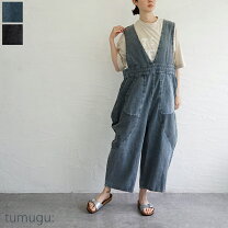 楽天市場】tumugu ツムグ（オールインワン・サロペット｜レディース 