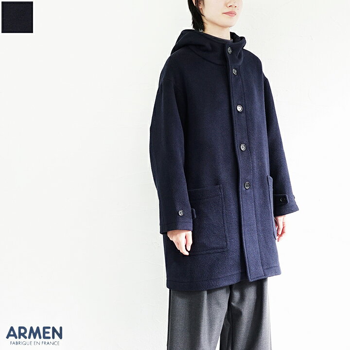 楽天市場】【sold out】ARMEN（アーメン）ダブルフェースフードコート 
