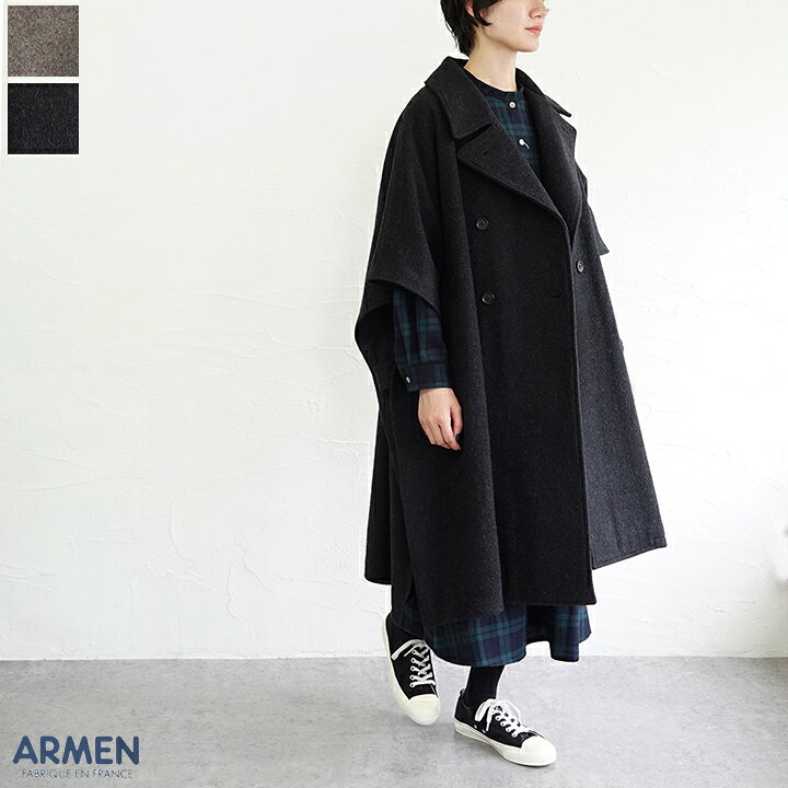 楽天市場】【送料無料】ARMEN（アーメン）メルトンダブルブレスト 