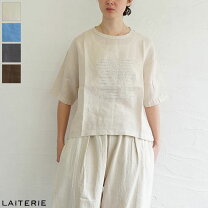 楽天市場】laiterie レイトリー リユールリネン 5分袖プルオーバーの通販
