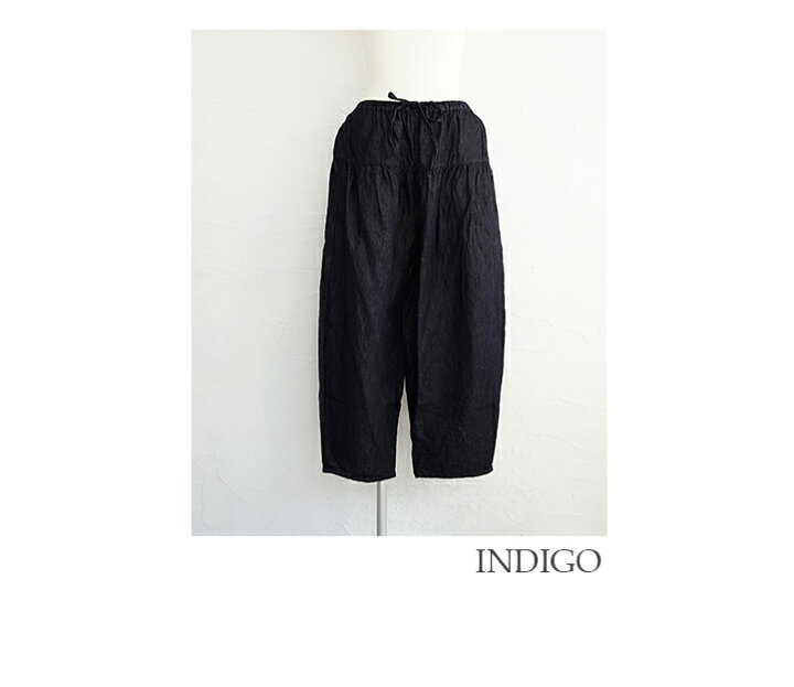 楽天市場】【sold out】Gauze#(ガーゼ) INDIGO KLIMT PANTS クリムト 