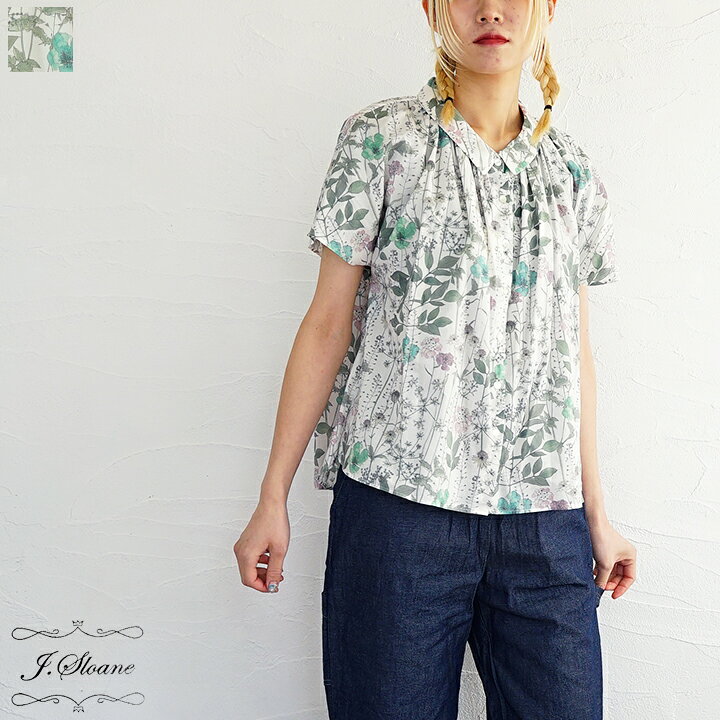 楽天市場】【sold out】J.Sloane（ジェイスローアン）リバティ半袖 