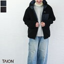 【送料無料】TAION（タイオン）マウンテン　リバーシブルダウン×ボアフーディ