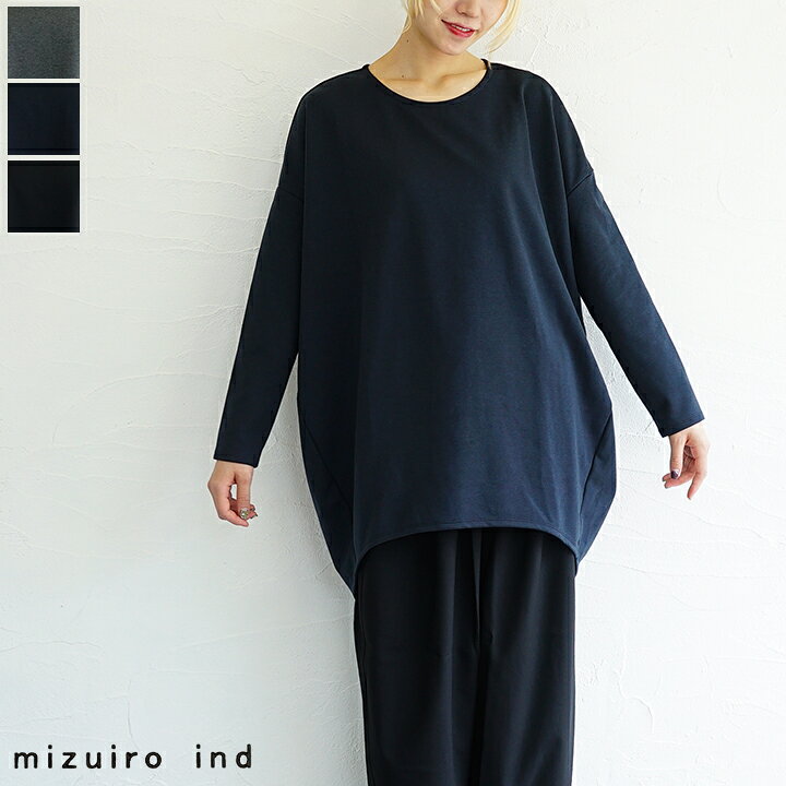 楽天市場】【sold out】mizuiro ind（ミズイロインド）クルーネック 