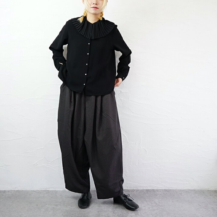 楽天市場】【sold out】mizuiro ind （ミズイロインド）プリーツカラー  