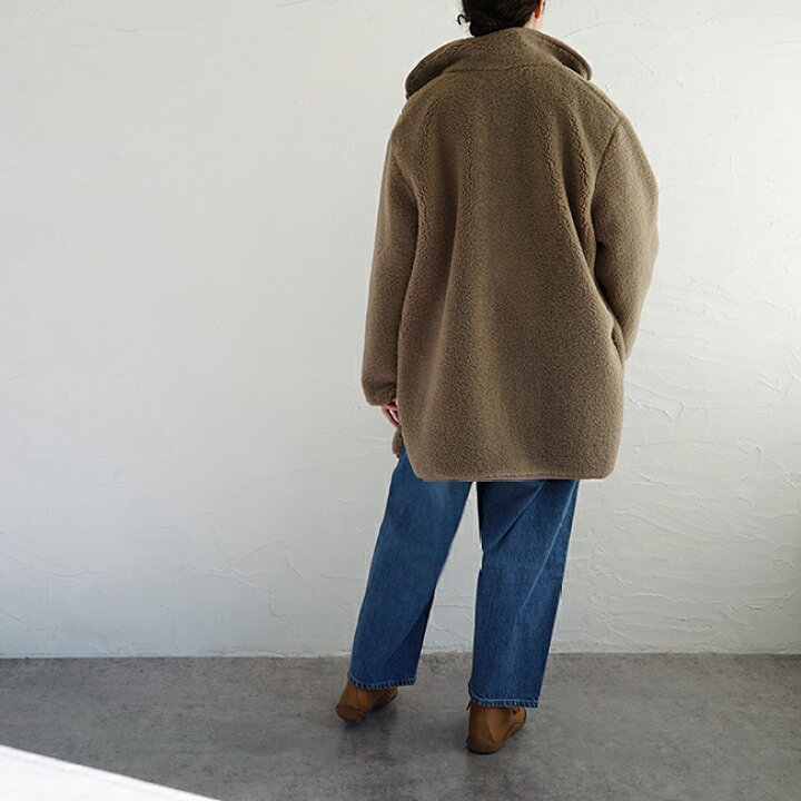 楽天市場】【sold out】mizuiro ind（ミズイロインド）ボアブルゾン 
