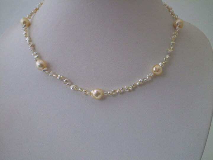 楽天市場】あこや ケシ ネックレス 38.5cm アクセサリー シルバー  